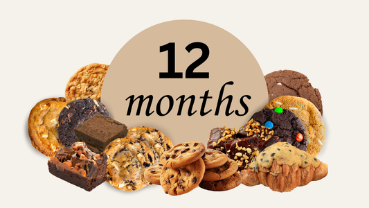 12 month - Cookie of the Month Club (plus free gift)